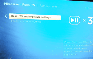How to Reset a Hisense Roku TV