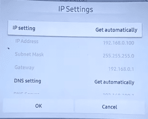 Automatically obtain IP 