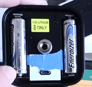 Add Batteries to the blink outdoor camera