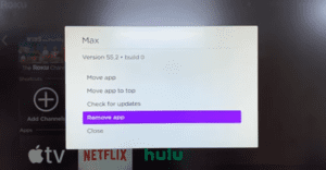 Uninstall Apps on Roku TV