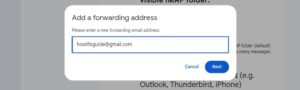 Forwarding Gmail 